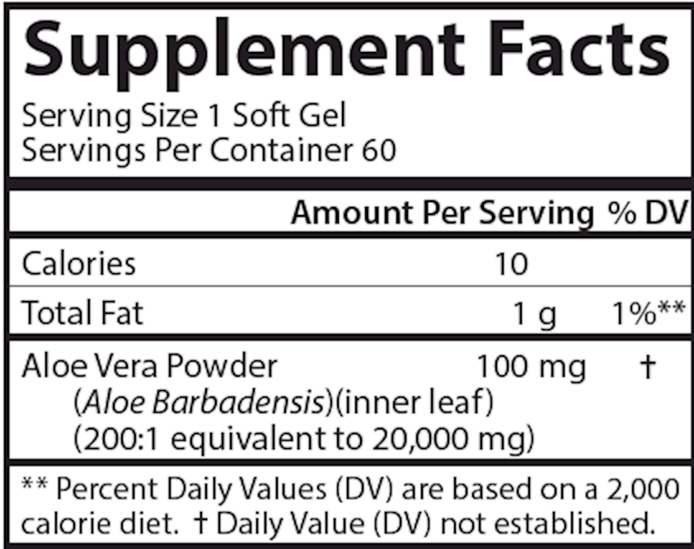 Golden Aloe, 60 Softgels