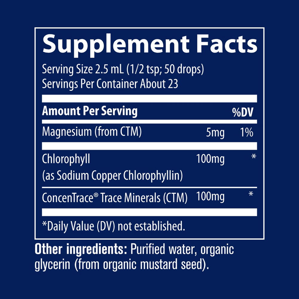 Ionic Chlorophyll Liquid, 59 mL Liquid