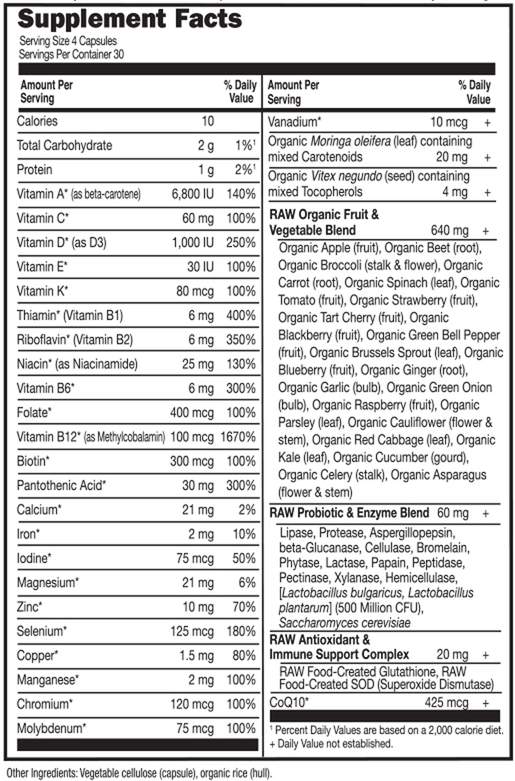 Vitamin Code Family Multi, 120 Capsules