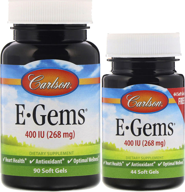 E-Gems, 400 IU, 90+44 Softgels