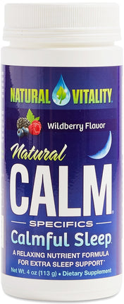 Natural Calm Specifics Calmful Sleep, 4 Oz (113 g) Powder , Brand_Natural Vitality Form_Powder