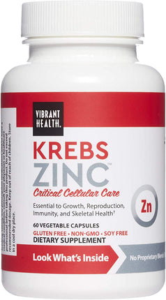 Krebs Zinc, 60 Veggie Caps