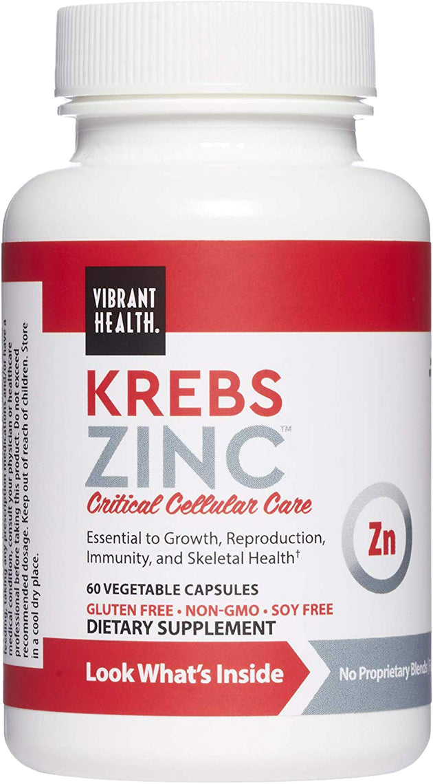 Krebs Zinc, 60 Veggie Caps