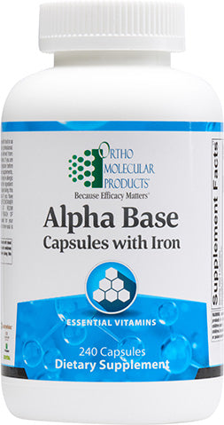 Alpha Base Capsules with Iron, 240  Capsules