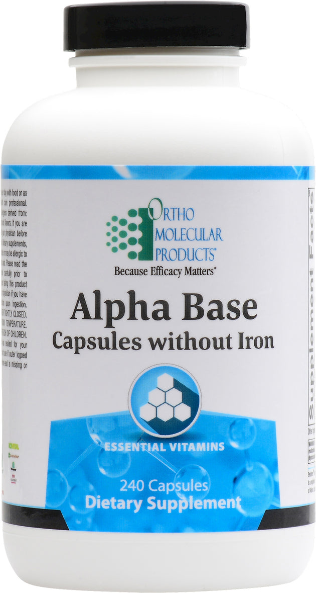 Alpha Base Capsules without Iron,  120 Capsules