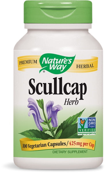 Scullcap Herb, 100 Capsules