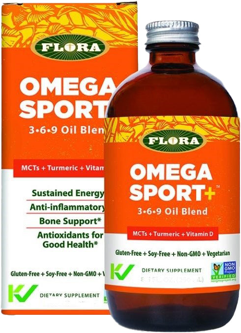 Omega Sport 3•6•9 Oil Blend MCTs + Turmeric+ Vitamin D, 17 Fl Oz