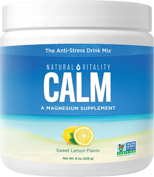 Natural Calm, Sweet Lemon Flavor, 8 Oz (226 g) Powder