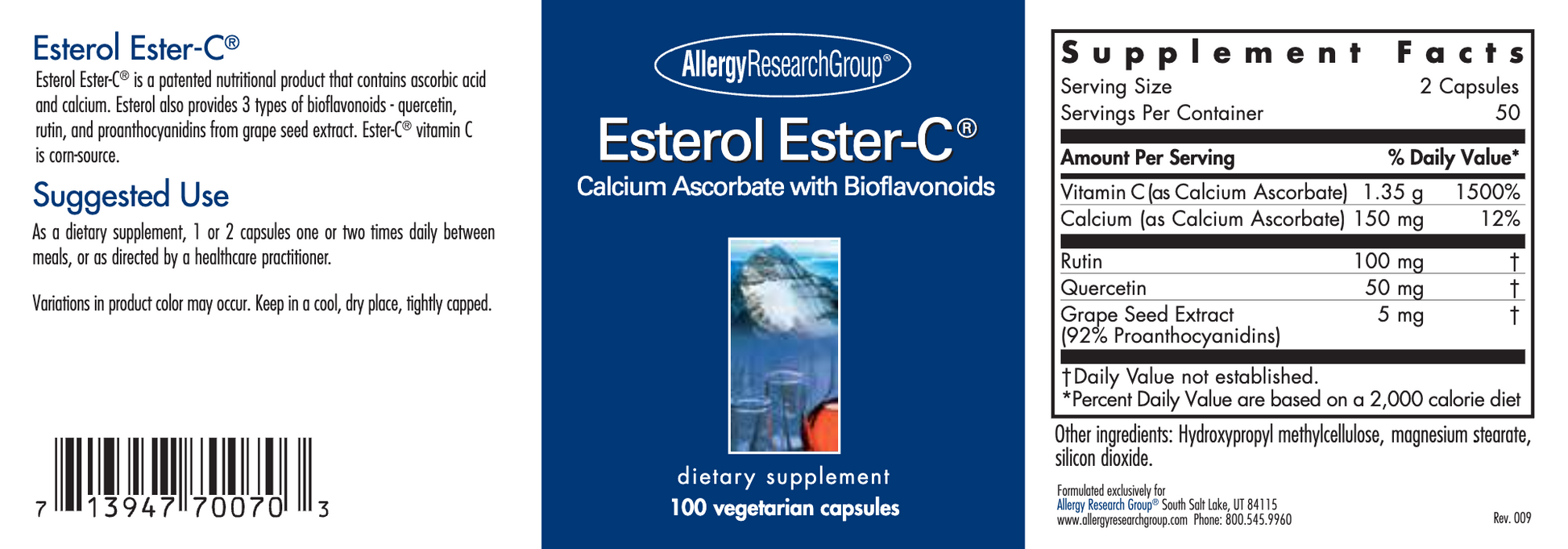 Esterol Ester-C, 100 vegcaps ,