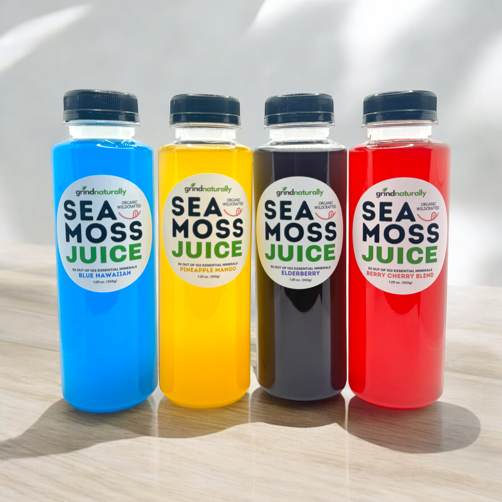 One Sea Moss Infused Juice - Organic Antioxidant Wellness Juice , Grind Naturally Organics Shopify Collective