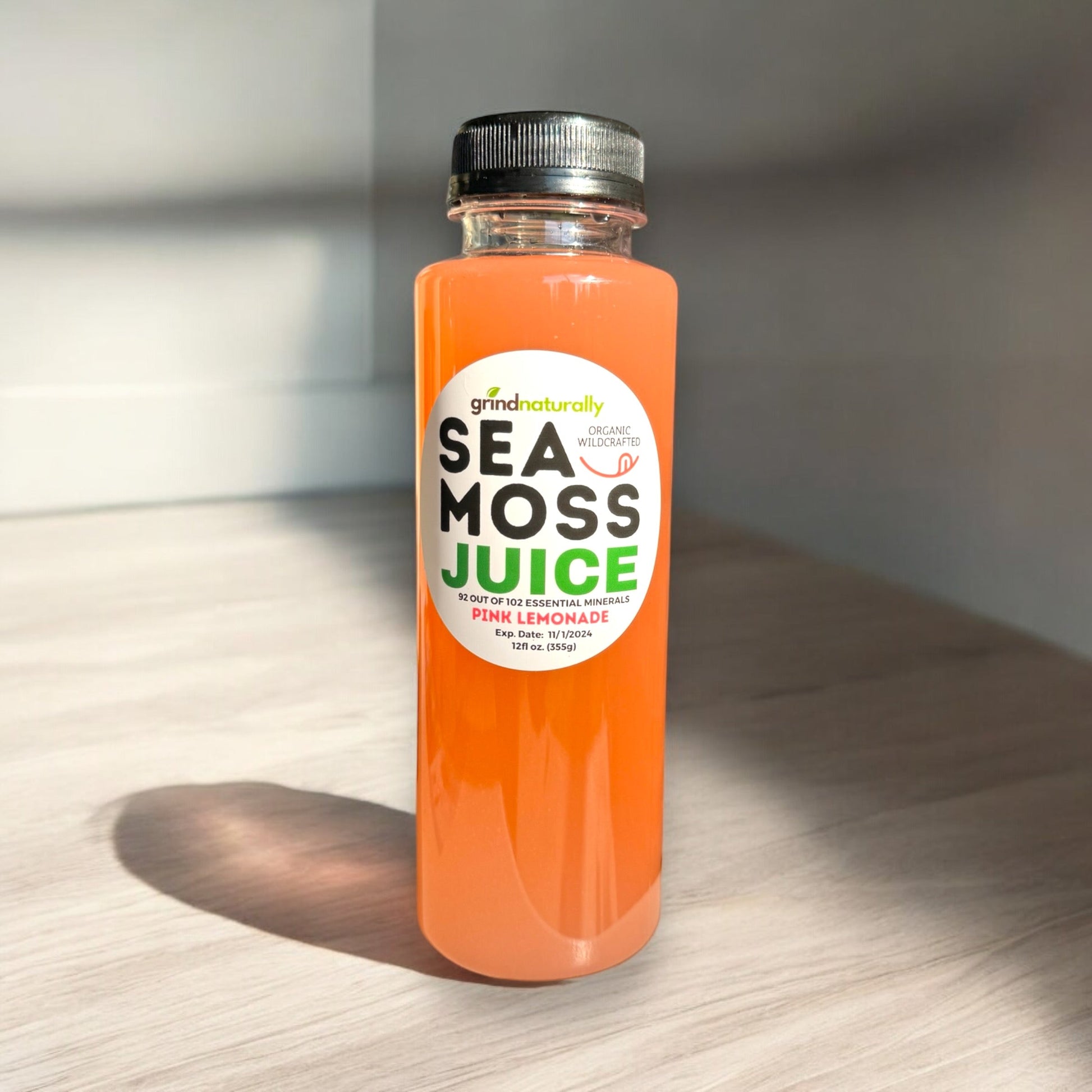 One Sea Moss Infused Juice - Organic Antioxidant Wellness Juice , Grind Naturally Organics Shopify Collective