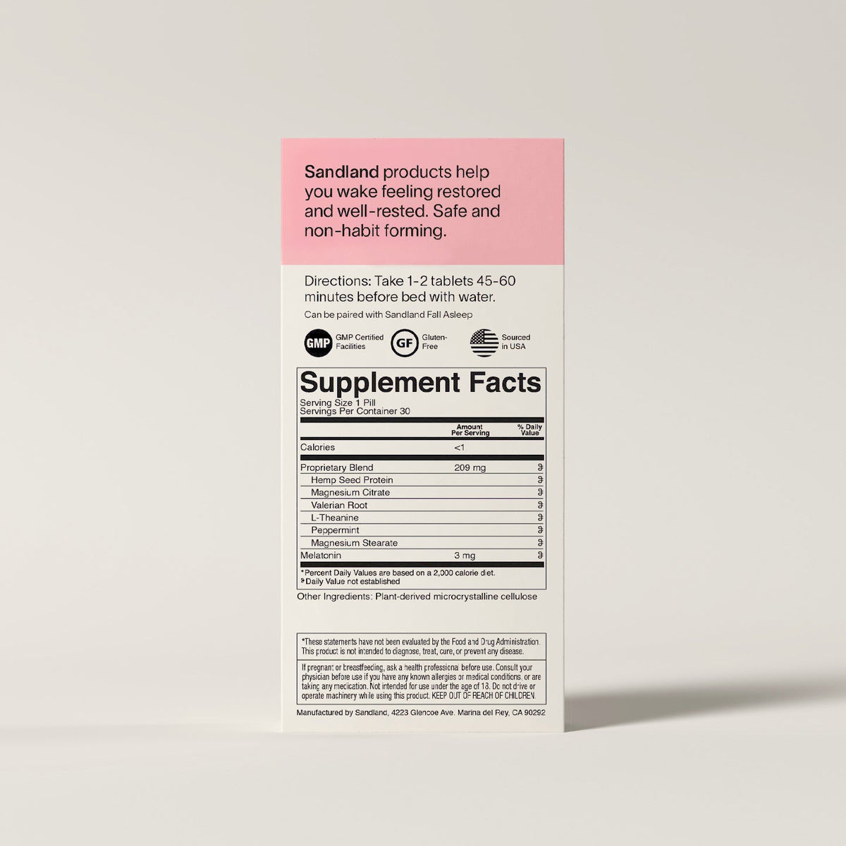 Stay Asleep with Melatonin , Sandland Sleep Shopify Collective
