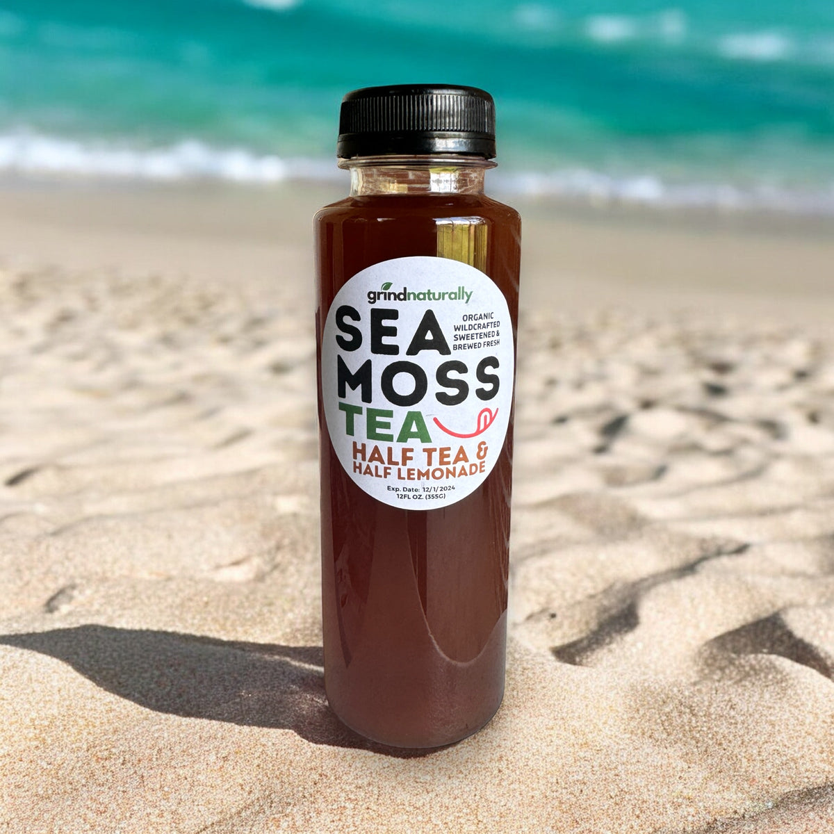 Organic Sea Moss Sweet Tea , Grind Naturally Organics Shopify Collective