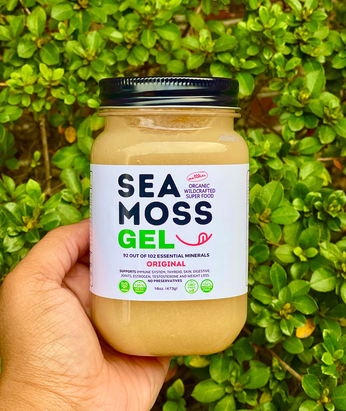 Original Sea Moss Gel - Dr. Sebi Inspired 100% Raw Organic - Wild Harvested Sea Moss , Grind Naturally Organics Shopify Collective