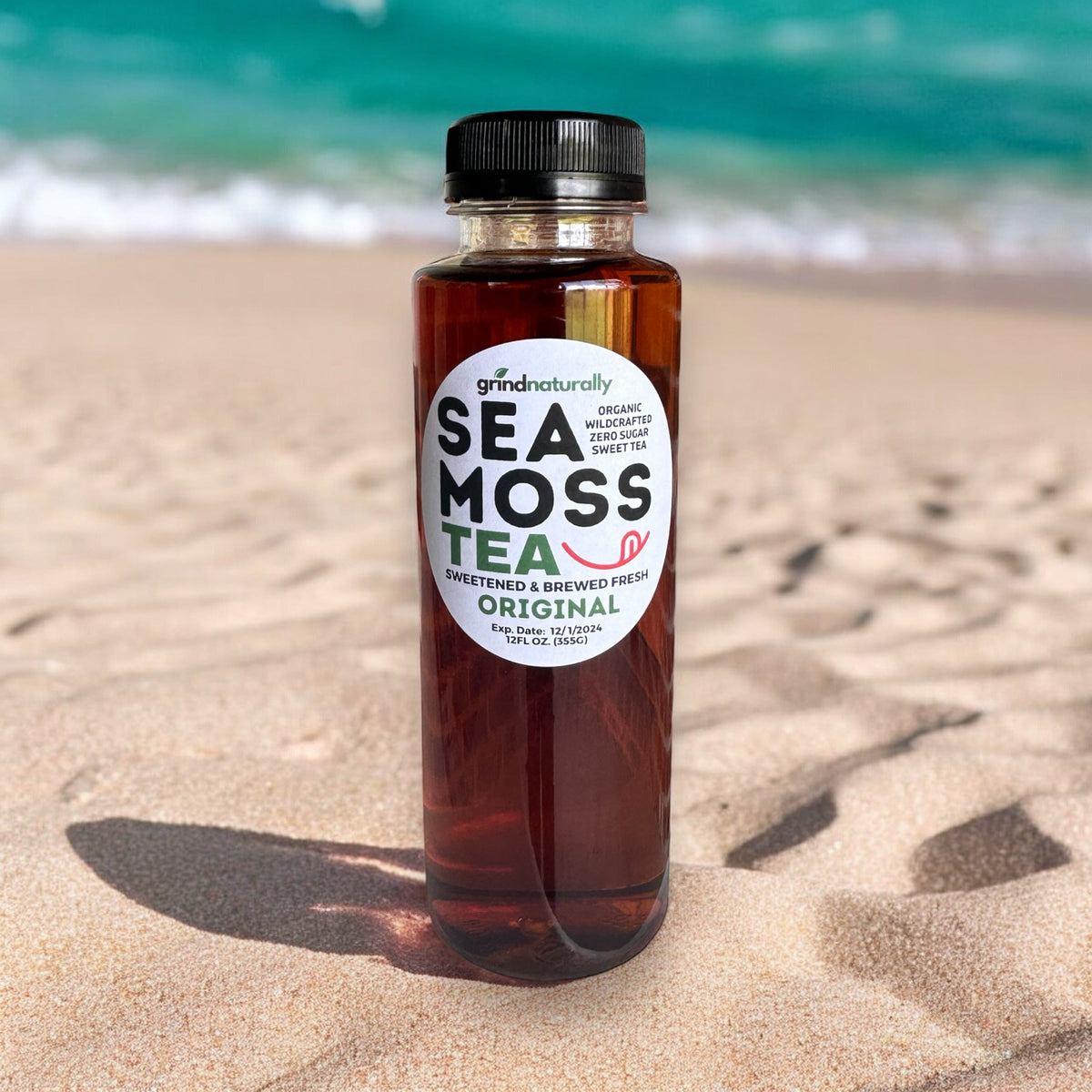 Organic Sea Moss Sweet Tea , Grind Naturally Organics Shopify Collective