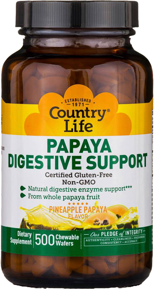 Papaya Digestive Support, 500 Chewable Wafers , 20% Off - Everyday [On]