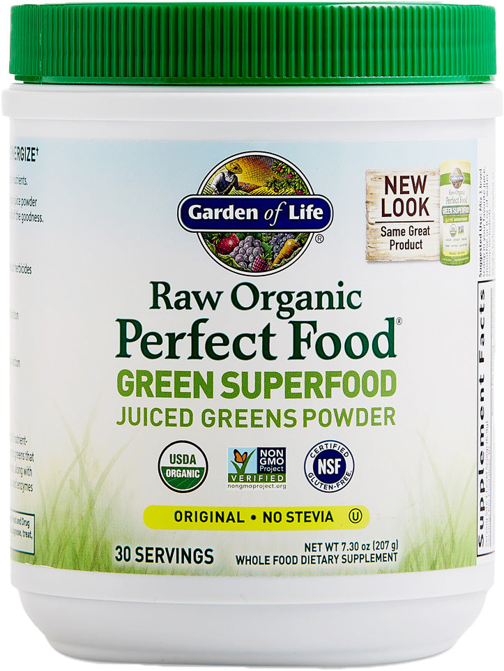 Raw Organic Perfect Food® Green Superfood Juiced Greens Powder, 7.30 Oz (207 g) Powder , 20% Off - Everyday [On] powder