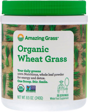 Organic Wheat Grass, 8.5 Oz (240 g) Powder