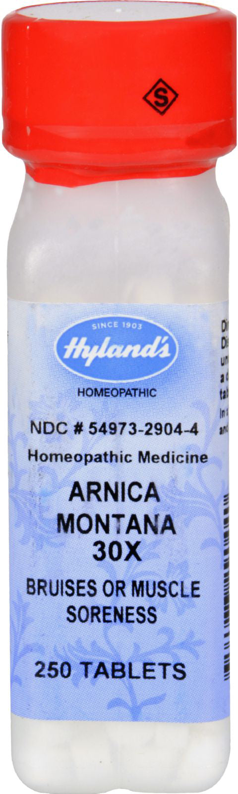 Arnica Montana 30x, 250 Tablets , Brand_Hyland's Homeopathic Form_Tablets Size_250 Tabs