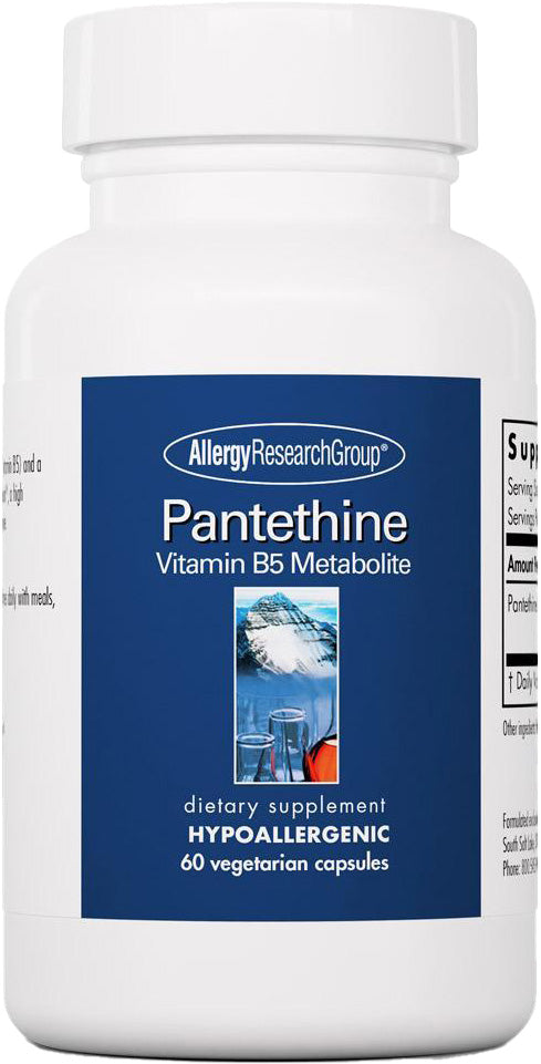 Pantethine, 660mg, 60 Vegetarian Capsules , Brand_Allergy Research Group