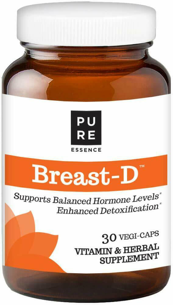 Breast-D™, 30 Vegetarian Capsules , Brand_Pure Essence Labs Form_Vegetarian Capsules Size_30 Caps