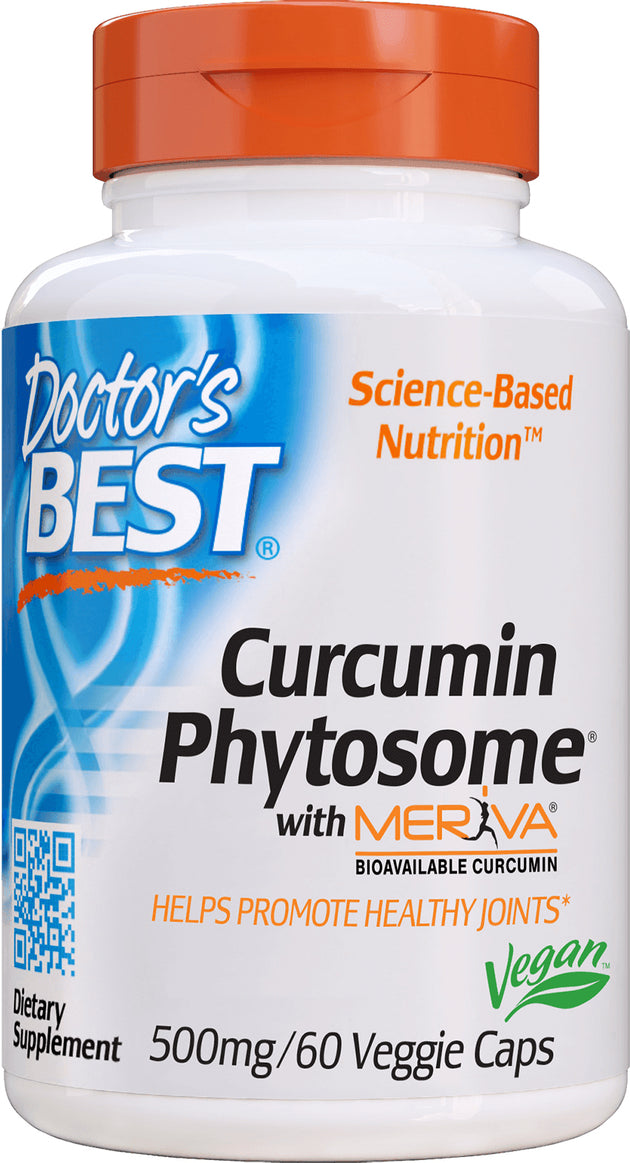 Curcumin Phytosome with Meriva®, 60 Vegetarian Capsules , Brand_Doctor's Best Form_Vegetarian Capsules Size_60 Caps