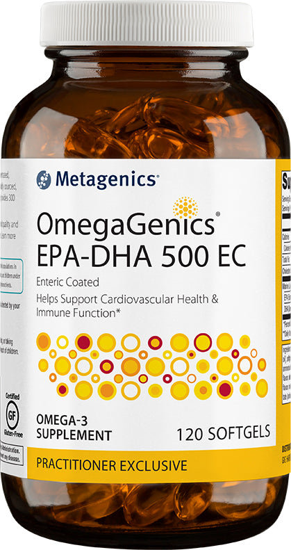OmegaGenics® EPA-DHA 500 EC, 120 Softgels , Emersons