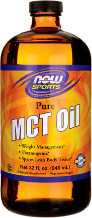 MCT Oil Liquid, 32 Fl Oz , Brand_NOW Foods Form_Oil Size_32 Fl Oz