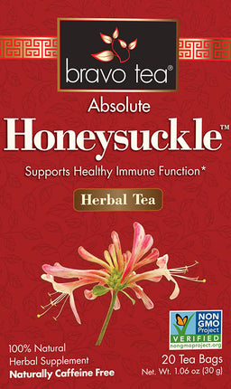 Absolute Honeysuckle Herbal Tea, 20 Tea Bags , Brand_Bravo Tea Form_Tea Bags Size_20 Count