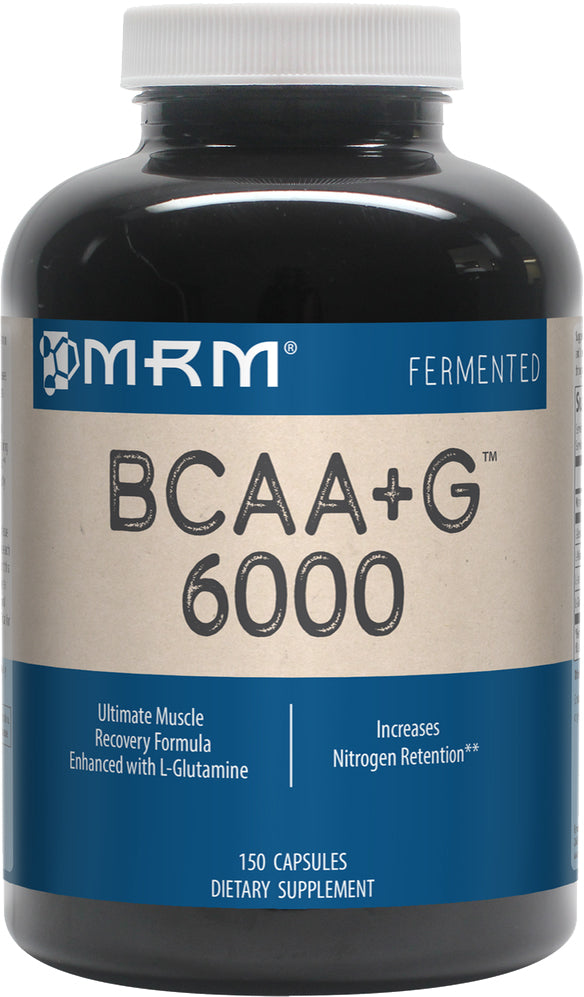 Fermented BCAA + G™ 6000, 150 Capsules , Brand_MRM Form_Capsules Size_150 Caps