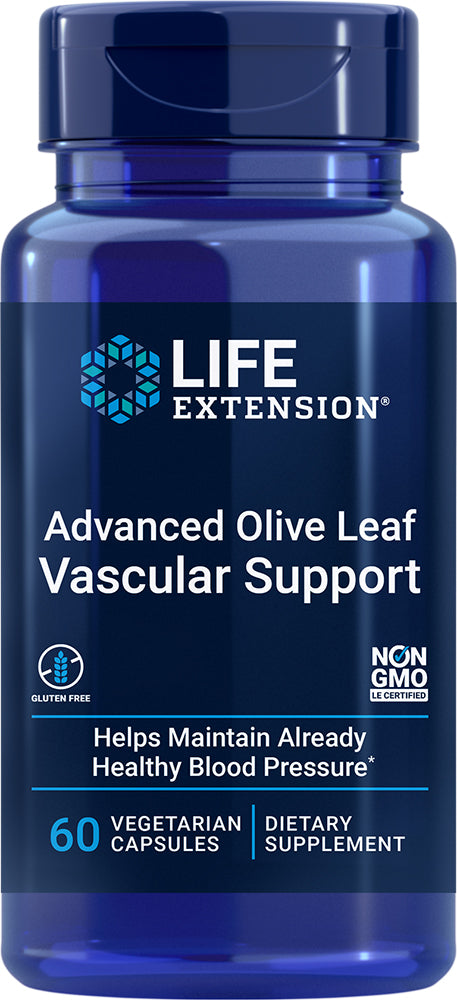 Advanced Olive Leaf Vascular Support, 60 Vegetarian Capsules ,