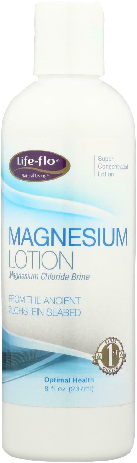 Magnesium Lotion, 8 Fl Oz (237 mL) Lotion , Brand_Life Flo Form_Lotion Size_8 Fl Oz