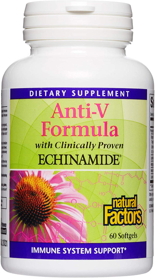 Anti-V Formula with Clinically Proven Echinamide®, 60 Softgels , 20% Off - Everyday [On]