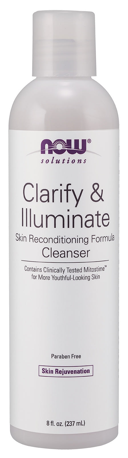 Clarify & Illuminate Cleanser, 8 fl oz. , Brand_NOW Foods Form_Cleanser Size_8 Fl Oz