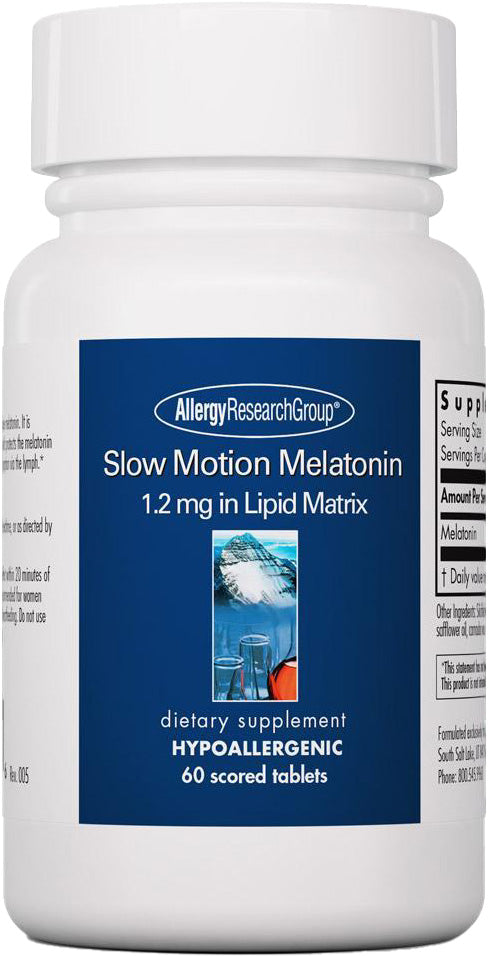 Slow Motion Melatonin, 60 Scored Tablets , Brand_Allergy Research Group