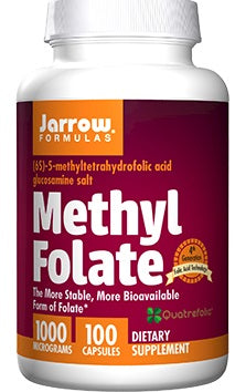 Methyl Folate 1000 mcg 100 caps , Brand_Jarrow Formulas Form_Capsules