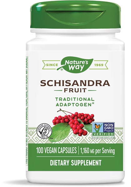 Schisandra Fruit, 100 Capsules , Brand_Nature's Way Form_Capsules Size_100 Caps