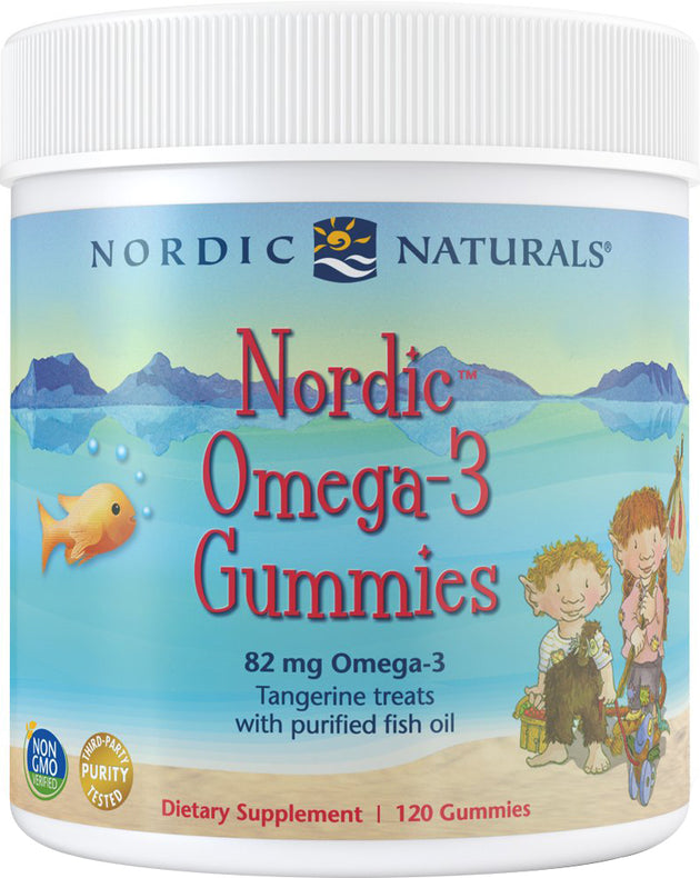 Omega-3 Gummies, 120 Chewable Gummies , Brand_Nordic Naturals Form_Gummies Size_120 Gummies