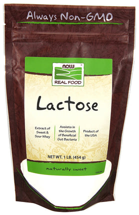 Lactose Powder, 1 lb. , Brand_NOW Foods Form_Powder Size_1 Lbs