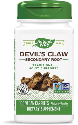 Devil’s Claw Root, 100 Capsules