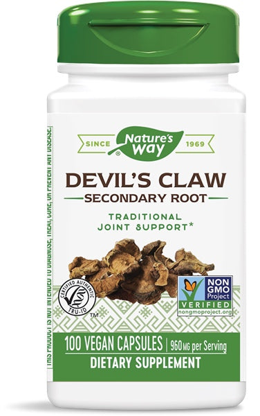 Devil’s Claw Root, 100 Capsules , Brand_Nature's Way Form_Capsules Size_100 Caps