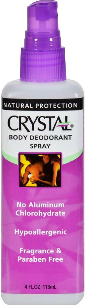 Crystal Body Deodorant Spray, 4 Fl Oz (118 mL), Spray, Liquid , Brand_Crystal Deodorants Form_Spray Size_4 Fl Oz