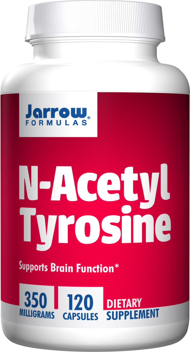 N-Acetyl Tyrosine, 350 mg, 120 Capsules , Brand_Jarrow Formulas Form_Capsules Potency_350 mg Size_120 Caps