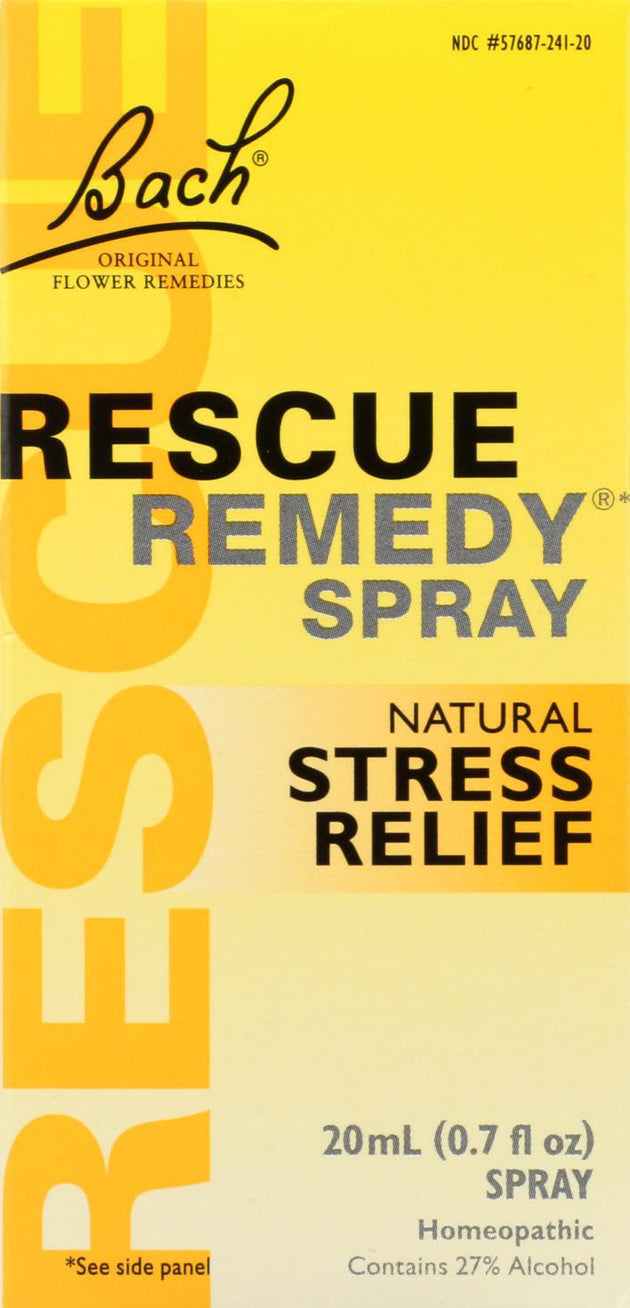 Rescue Remedy® Spray, 0.7 Fl Oz (20 mL) Liquid Spray , Brand_Bach Form_Liquid Size_0.7 Fl Oz