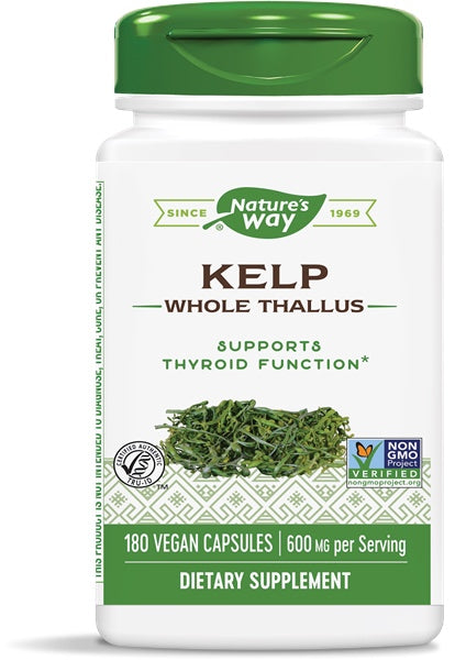 Kelp, 180 Capsules , Brand_Nature's Way Form_Capsules Size_180 Caps