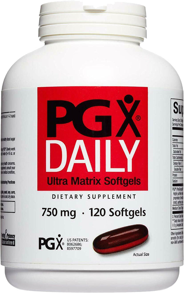 PGX Daily Ultra Matrix Softgels, 750 mg, 120 Softgels , Brand_Natural Factors Potency_750 mg Size_120 Softgels