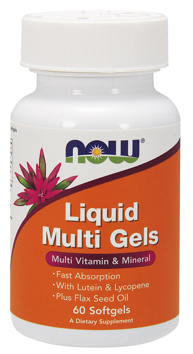 Liquid Multi Gels, 60 Softgels , Brand_NOW Foods Form_Softgels Size_60 Softgels