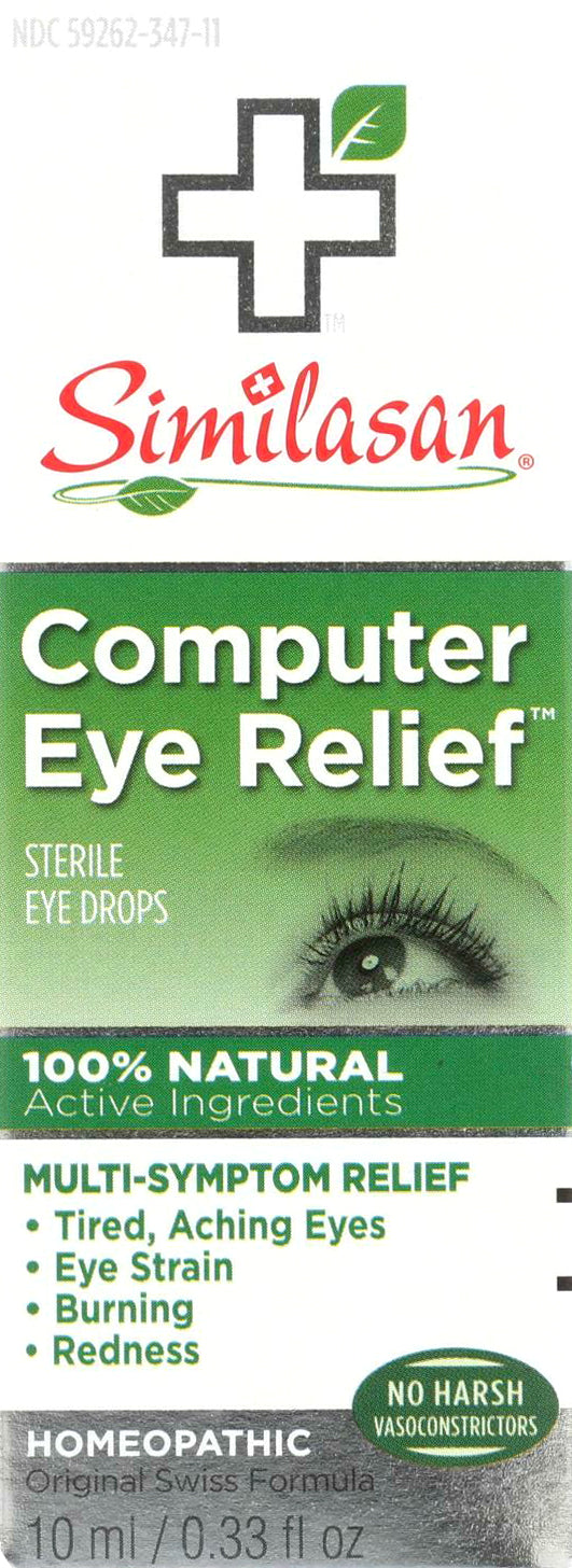Computer Eye Relief™ Sterile Eye Drops, 0.33 Fl Oz (10 mL) Liquid , Brand_Similasan Form_Liquid Size_1 Oz