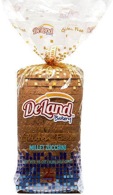 Millet Zucchini, 16 Oz (454 g) Bread , Brand_Deland Bakery Form_Loaf Size_16 Oz