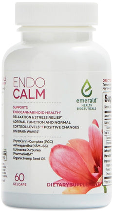Endo Calm, 60 Vegetarian Softgels , Brand_Emerald Health Form_Vegetarian Softgels Size_60 Softgels